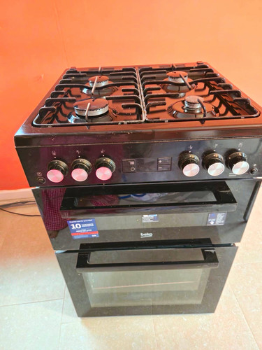 Beko black freestanding gas - freestanding,