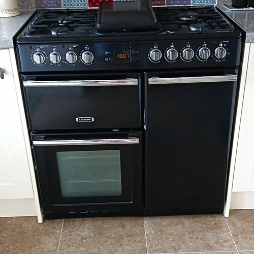 Leisure black freestanding gas - freestanding,